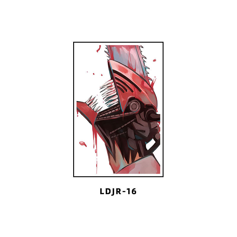 Chainsaw Man Decorative Painting Dianji Hayakawa Autumn Chainsaw Man Poster Hanging Painting E-sports Room Bedroom Anime Second Dimensional Mural