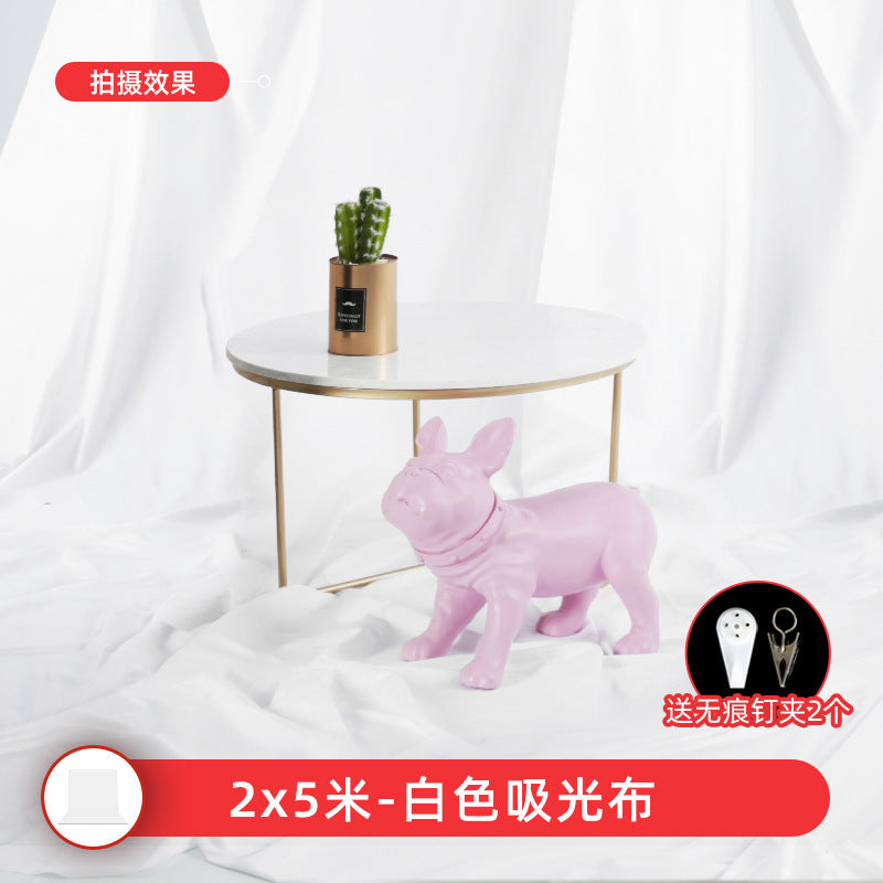 2 * 3 meters black light-absorbing cloth, flocking photographic background cloth, New Year's black screen photo shooting prop curtain is not