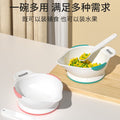 Rikang baby food bowl - special learning bowl for babies, newborn infant rice cereal, soup, grinding, and eating utensil set