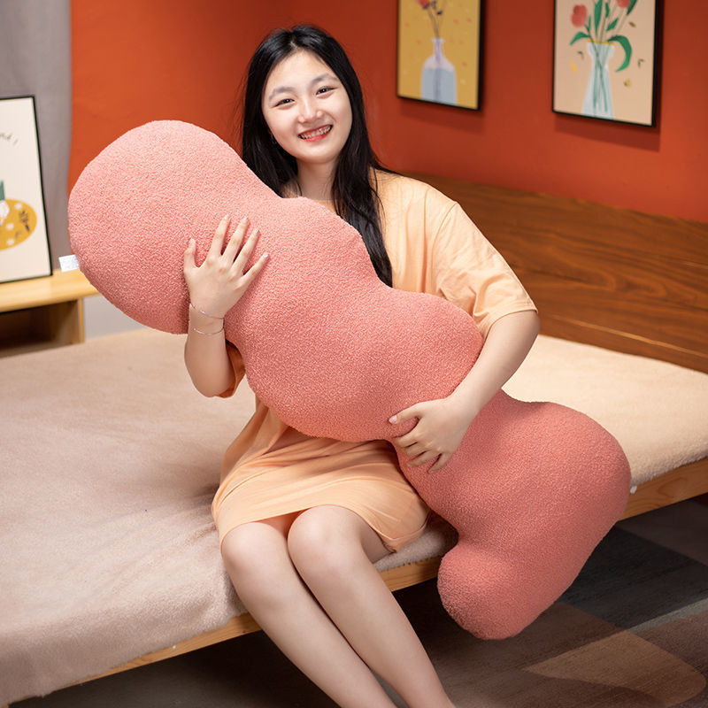 Cute wavy pillow, long pillow, leg pillow, bedside pillow, long sleeping bed, pregnant woman sleeping on her side, birthday gift for women