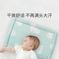 Baby pillow towel summer newborn pillow flat pillow towel breathable sweat-absorbent baby anti-colic cloud pillow pad