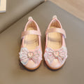 Kids' princess shoes:  summer new korean style flats for girls - bowknot rhinestone soft sole dress shoes