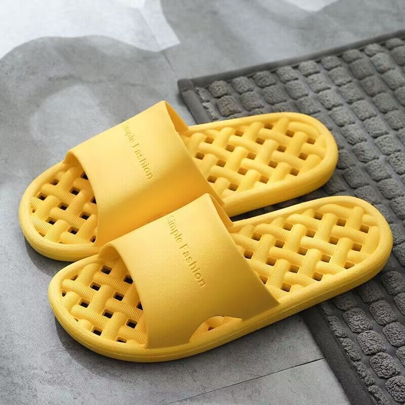 Home bathroom leak quick-drying bathroom hotel sandals indoor soft bottom floor sandals for men and women summer
