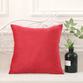 Simple pure color pillowcase velvet pillow bedside waist pillow living room sofa cushion dutch velvet drop shipping free shipping