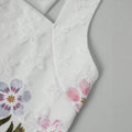 sleeveless floral sundress - this year's trendy french style maxi dress for women