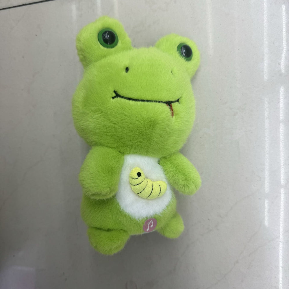 2025 cross-border hot-selling singing, dancing, talking, electric magic voice plush cute pet kids' light-up toy