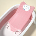 Baby bath net headrest bath bed kids non-slip bath support net newborn bathing net baby bath rack hangable bath mat