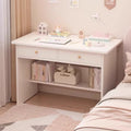 For home table cabinet combination student computer desk small apartment with bookshelf simple desk bedroom wall-mounted one-piece desk cabinet