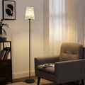 Versatile retro living room bedroom bedside creative lamp modern minimalist warm decor floral fabric trendy floor lamp