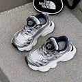 Boys' mesh sneakers  spring/autumn new collection, mesh dad shoes with rotating buckle, breathable hollow-out athletic shoes for girls, trendy brand