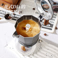 Magnetic induction double valve moka pot stainless steel italian induction cooker coffee pot outdoor camping style coffee machine coffee utensils