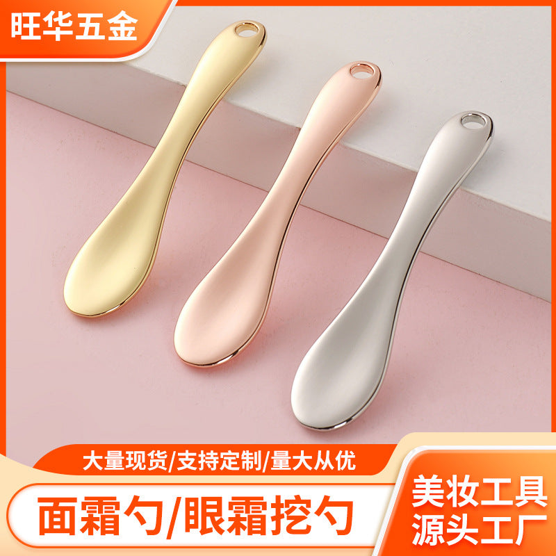 Wholesale cream spoons, cosmetic dispensing spoons, cream spoons, mask applicators, mask spoons, metal massage eye cream spoons