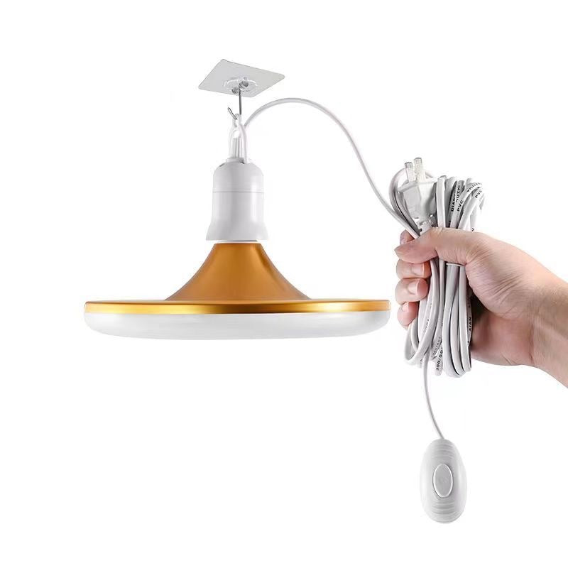 LED flying saucer light super bright household energy-saving lighting white light e27 screw factory workshop high power bulb