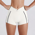 peach butt color matching tummy tightening tight yoga pants women's outwear running sports quick-drying fitness pants half lengthshorts