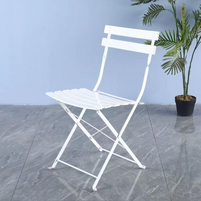 Balcony tea table and chair suitfoldable outdoor courtyard garden open-air casualpopular milk tea shop exterior new table and chairs