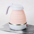 Silicone collapsible kettle - portable electric kettle for travel, business trips, dorms - small electric kettle - us plug - cross-border e-commerce