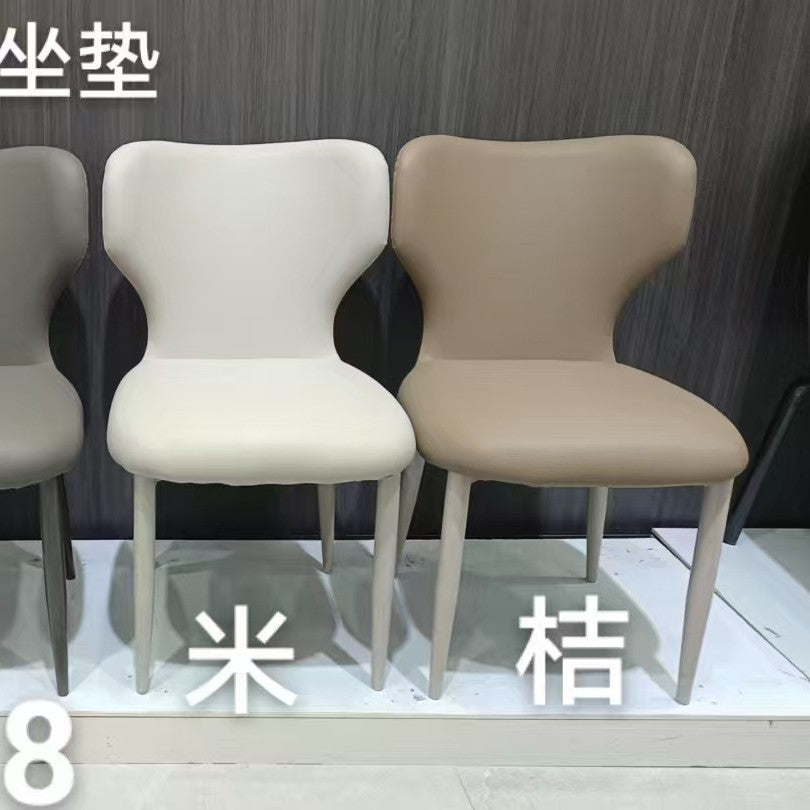 Dining chair Hotel B & B Dining chair Restaurant Cafe Sales office Rest area Negotiation area Leisure cat claw leather chair