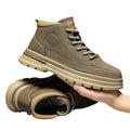 Men's spring new arrivals: british retro mid-cut martin boots, men's casual work shoes, trendy low-top ankle boots, leather shoes