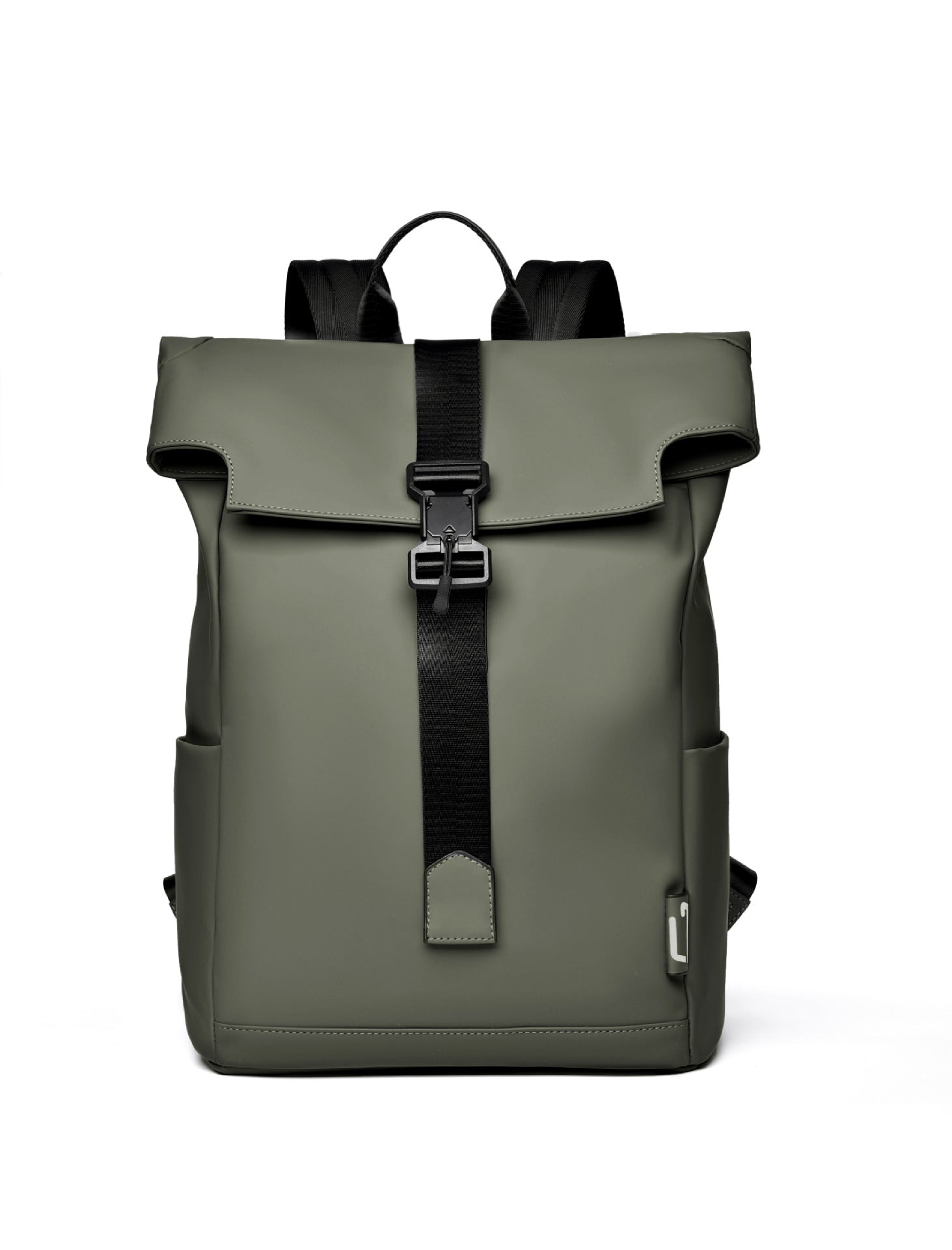 School bag new trendy brand simple anti-splashing backpack large capacity flip student commuting computer backpack