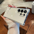 Suitable for samsung s26ultra mobile phone case a56 with lens film electroplated four-corner airbag all-inclusive anti-fall tpu soft shell
