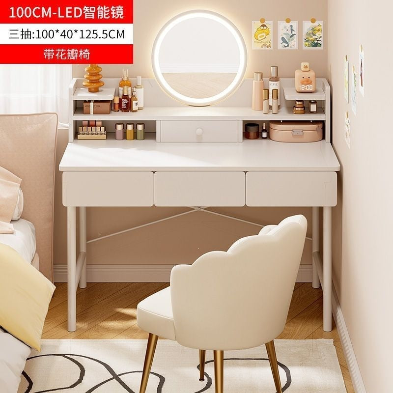 Minimalist modern vanity table for small apartments - new arrival! stylish makeup desk for rent, bedroom bedside small vanity table