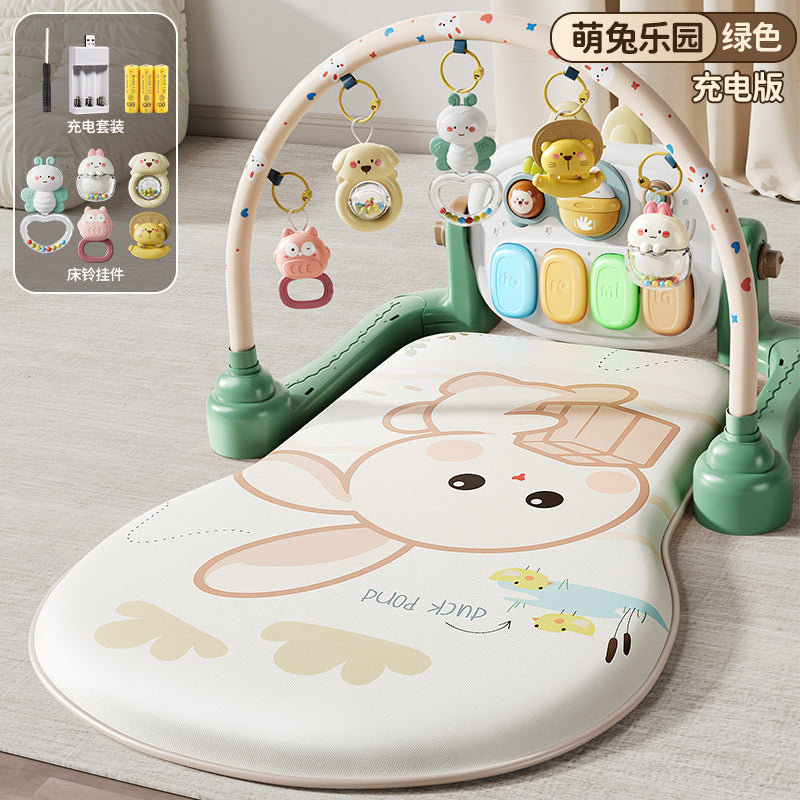 Baby toy foot pedal piano gym activity center for newborns and infants (0-1 year olds, 6 months+), educational musical early learning gift
