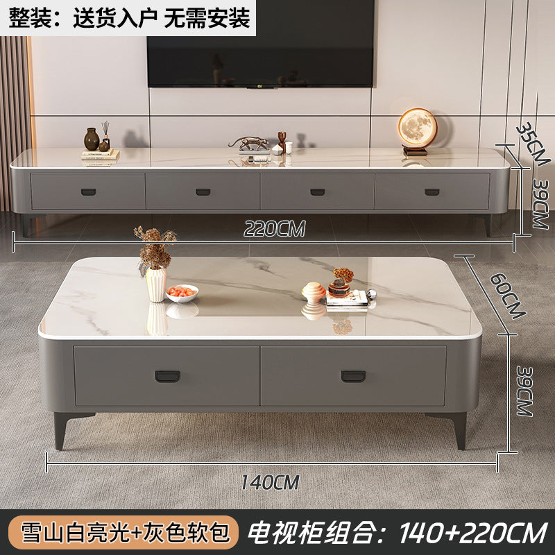 Accessible luxury solid wood coffee table small apartment living room for homecasual modern tea table new arrival small apartment office small table