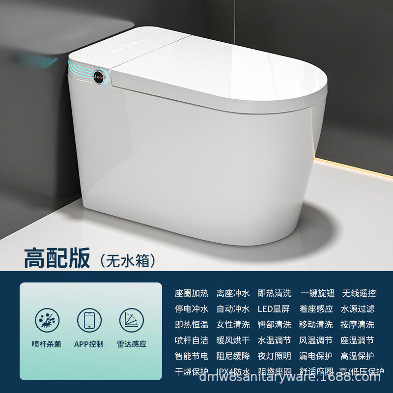 Smart toilet toilet Fully automatic integrated household small apartment without water pressure limit Sterilization instant toilet