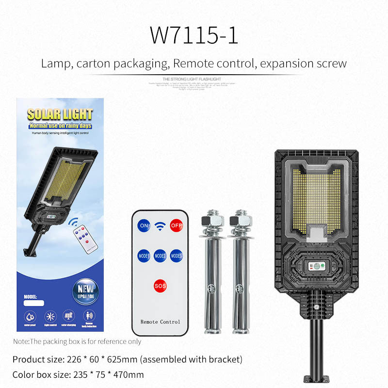 2025 new outdoor lighting solar street light human body induction road engineering lighting new garden light