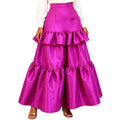 Autumnew arrival rose red ruffles skirt high waistslimming look slimming banquet party multi-layer cake skirtskirt