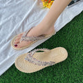 Women's flat slippers - korean style fashion flip-flops - summer sandals - new comfortable soft sole thong beach slippers