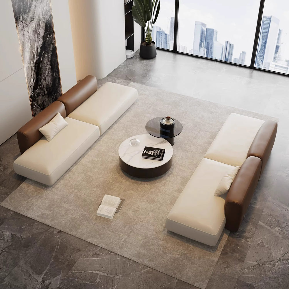 Nordic light luxury modern curved hallway sofa, designer style for small apartments, living rooms, beauty salons, reception areas, and photography studios