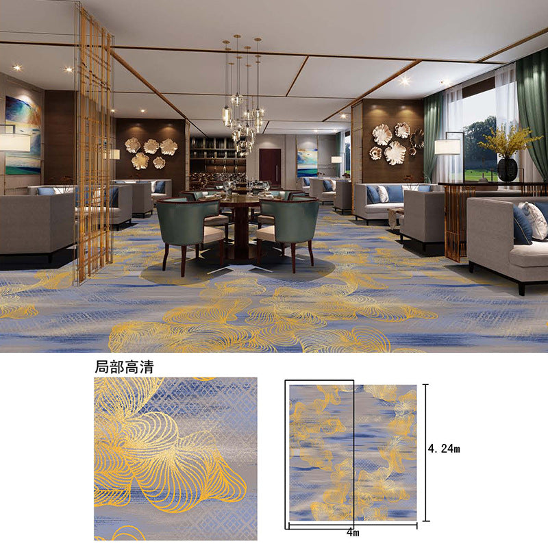 Vip meeting room reception area carpet, thickened nylon fire-retardant large area full coverage hotel stage conference hall carpet