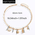 Wholesale beach vacation style necklaces - european & american cross-border summer ocean jewelry for women - seashell, turtle, and sun pendants for the beach