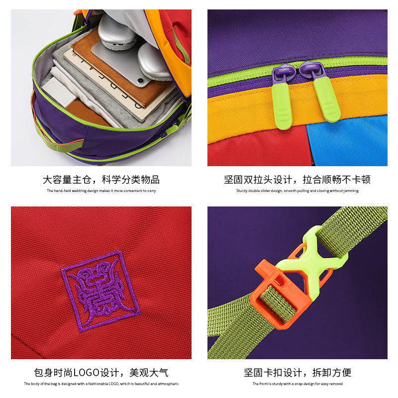 Cross-border outdoor waterproof mountaineering bag leisure cycling travel backpack men and women the same sports hiking backpack wholesale