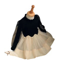 Girls' korean velvet sweater dress -  winter collection - one-piece fleece-lined, thickened, new princess christmas dress
