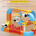 hot-selling electric magnetic track car, mini high-speed train, children's educational toy, building block set, magical 3d toy