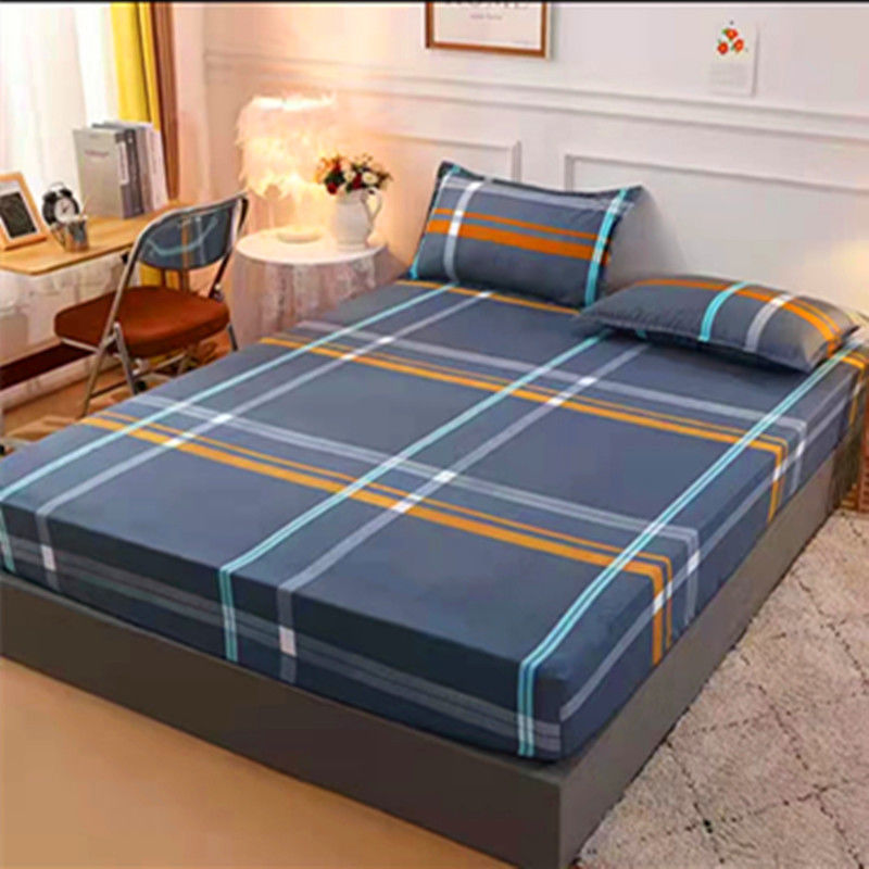 Printing fitted sheet bed cover simmons protective dust cover all-inclusive elastic bed cover that won't pill or shrink