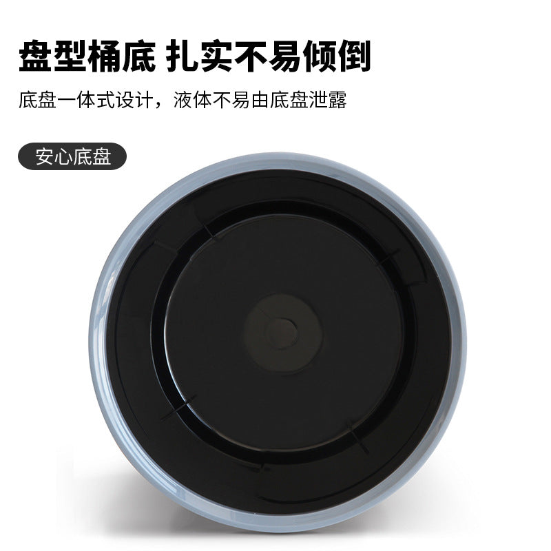 Deli 9555 trash can, office shredded paper wastebasket round confetti shell box trash can cleaning bucket wholesale