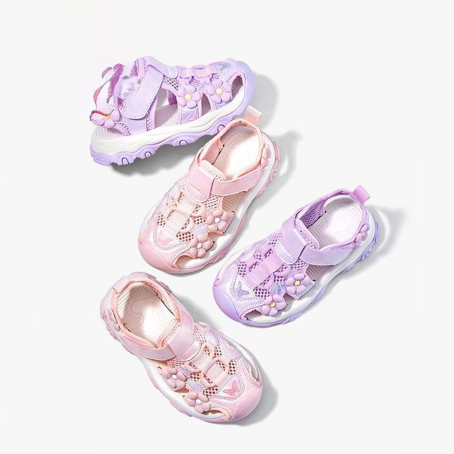 Kids' sandals & princess shoes -  summer new arrivals: soft-soled, closed-toe water shoes for girls - comfortable, breathable, and athletic