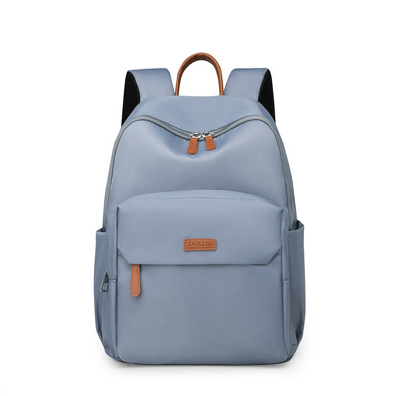 Backpack Men's Simple Large Capacity Travel Backpack Women's Casual Japanese Junior High School Student High School Student School Bag Men