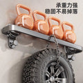 Bathroom punch-free suction cup slipper rack bathroom toilet wall-mounted storage rack behind the door slipper drain storage handy gadget