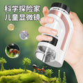 children's portable handheld microscope science experiment kit - educational toys for primary and secondary school students - wholesale