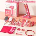 Kids' hair salon playset - realistic pretend play kit with hairdressing tools, comb, straightener, curling iron - perfect birthday gift for girls
