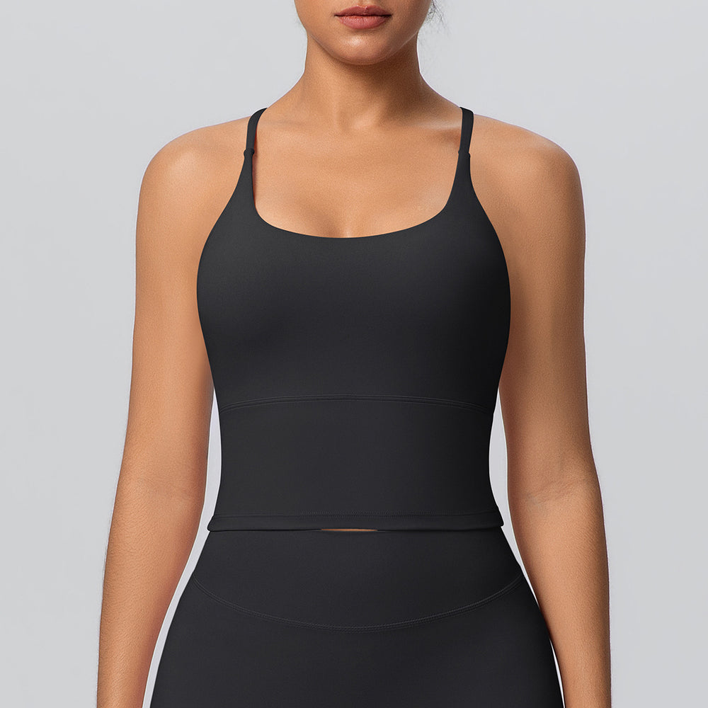 New arrival cross back yoga bra quick-drying cloud-like tight sports topsoutwearcasual running fitness vest