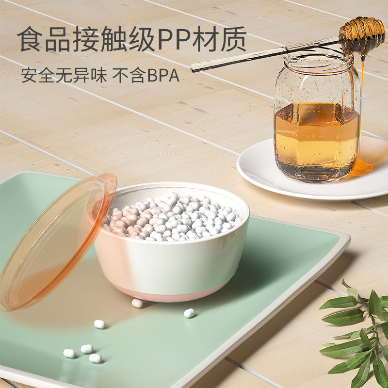 Customized complementary food bowl, children's tableware, baby bowl, baby complementary food storage box, portable baby special products, fresh-keeping box