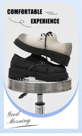 Workwear derby shoes for men 2026 original design big toe shoes for men spring breathable british style thick solecasual shoes