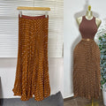 Brown polka dots