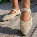 Wholesale women's plus size new hollow-out mesh breathable flat lightweight comfortable slip-on casual fashion flats for export