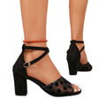 Exportplus sizesummernew arrival high heel waterproof platform sandals for women polka dot mesh sexy one-piece sandals